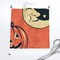 Jumbo Halloween Orange Pumpkins Black Cats Spooky Skulls Retro Moon Stars Custom Printed Fabric by Spoonflower Various Fabrics by the Yard or Fat Quarter